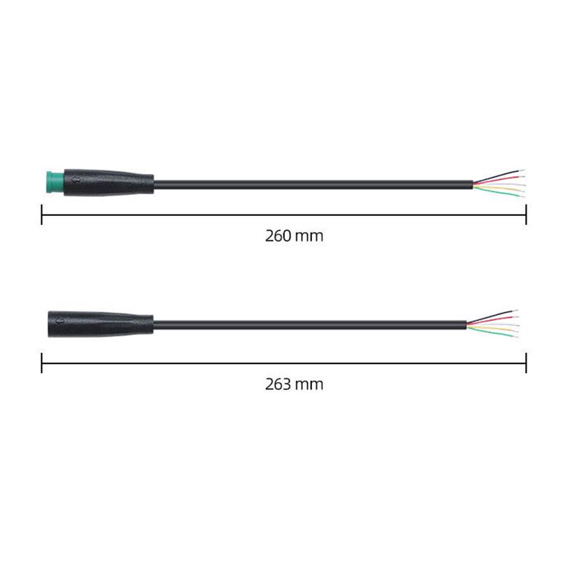 M6 2 3 4 5 Pin Core Julet Electric Butt Cable Plug Male Female Connector Scooter Brake Waterproof 6mm Signal Sensor Cord