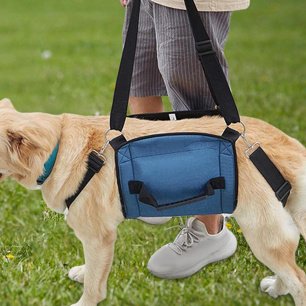 Dog Lift Harness Cat Lifting Aid Adjustable Sling Auxiliary Belt Legs Support for Elderly