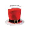 Christmas Top Hat Headwear Cap Thicken Plush Perfect for the Holidays Colorful Outfits for Cosplay Santa Furry Hat