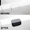 Carbon fiber style exterior fuel tank gas door cover trim fit for Dodge Charger
