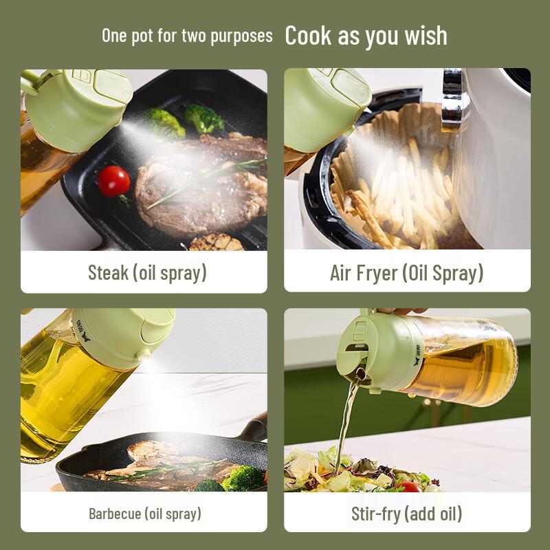 Shuangqiang 2-in-1 Glass Oil Sprayer & Pourer