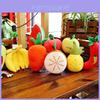 Cuddly Plush Fruits Vegetables Keychain Pendant Dolls Banana Orange Peach Eggplant Carrot