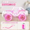 Carox 116 Scale Radio-Controlled Car for Girls, Cute Doll, Rechargeable, Approximately 70 Minutes of Operation Time, Automatic Driving Function, LED