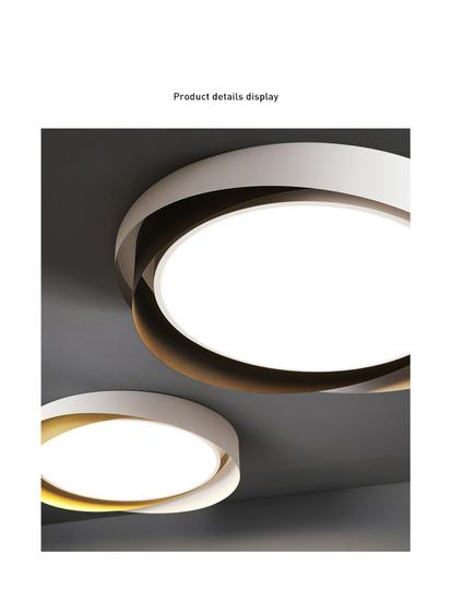 Modern Nordic LED Ceiling Light - Minimalist Round Design for Master Bedroom
