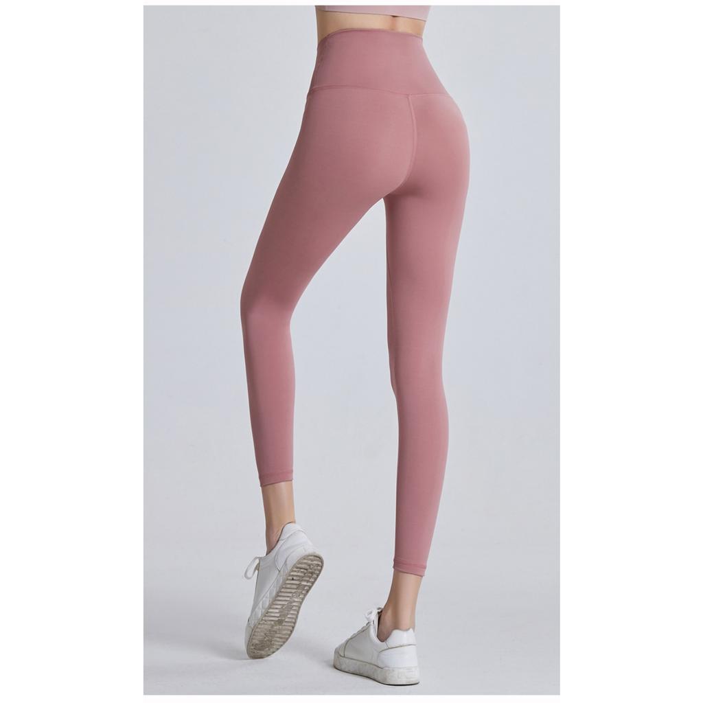 Pantaloni da yoga fitness a vita alta da donna