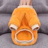 Warm Dog Clothes Two Legs Design Soft Fabric Pet Apparel Fruit Pattern Winter Wear Universal Sizing Cat Dog Autumn Clothes