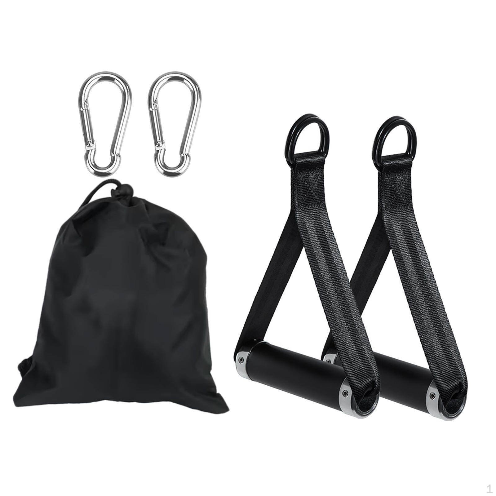 

Рукоятки для тросового тренажера для эспандеров чёрный