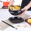 Thickened Korean Stone Pot High Temperature Korean Cuisine Casserole  Commercial Use