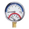 Y3NA Thermo-manometer G1/4 Thread 0-120 ℃ 0-10 Bar Measuring for Water Gas
