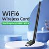WiFi6 Dual-Band Wireless Network Card AX900 - 2.4/5.8GHz, Driver-Free Receiver/Transmitter