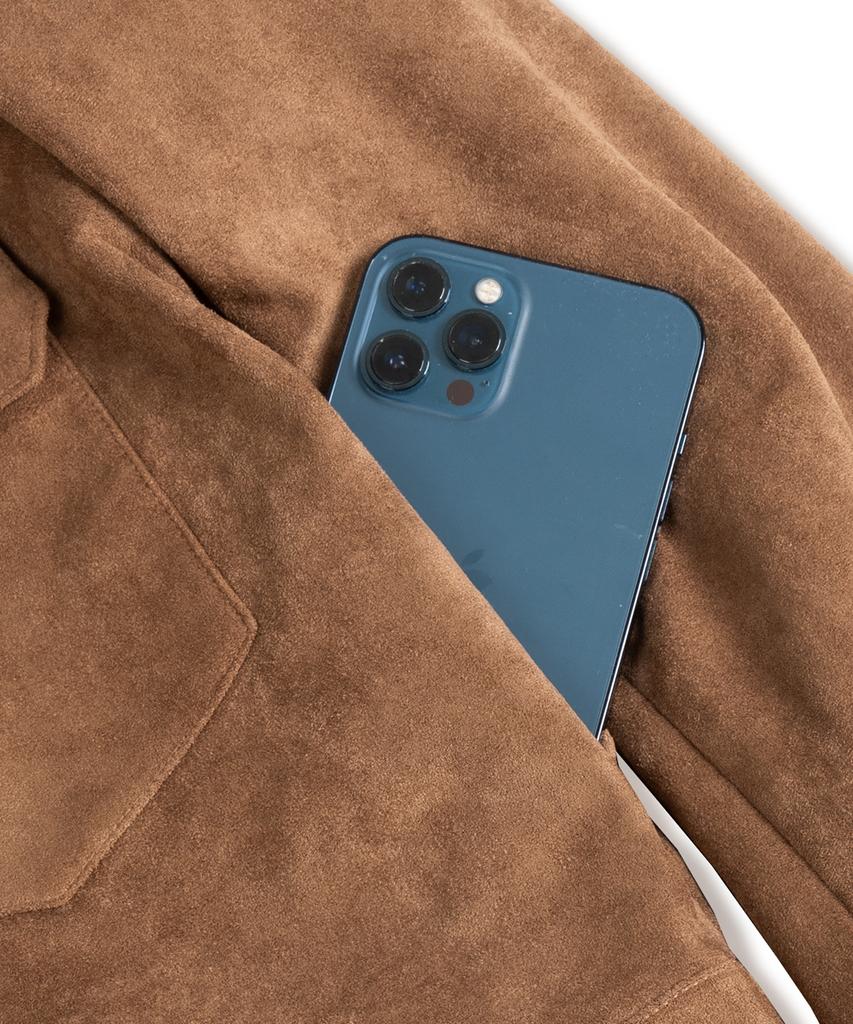 Mudsalt Suede Trucker Jacket Type 2. Camel