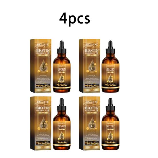 EELHOE Biotin Hair Care Essential Oil Deeply Moisturizes Hair with Scalp Massage Care, Supple and Shiny Daily Hair Care Products 30ml
