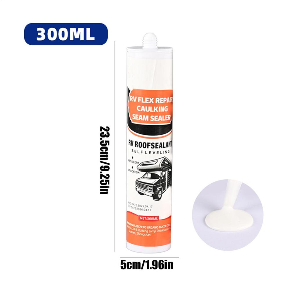 Lap Sealant For Rv Roofs High-Adhesive Long-Lasting 300ml Trailer Roof Coating Repair Adhesive For Motorhome Trailer Exterior