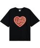 BORN CHAMPS [2 Colors] Heart Chip Oversized Short Sleeve T-Shirt B25St40