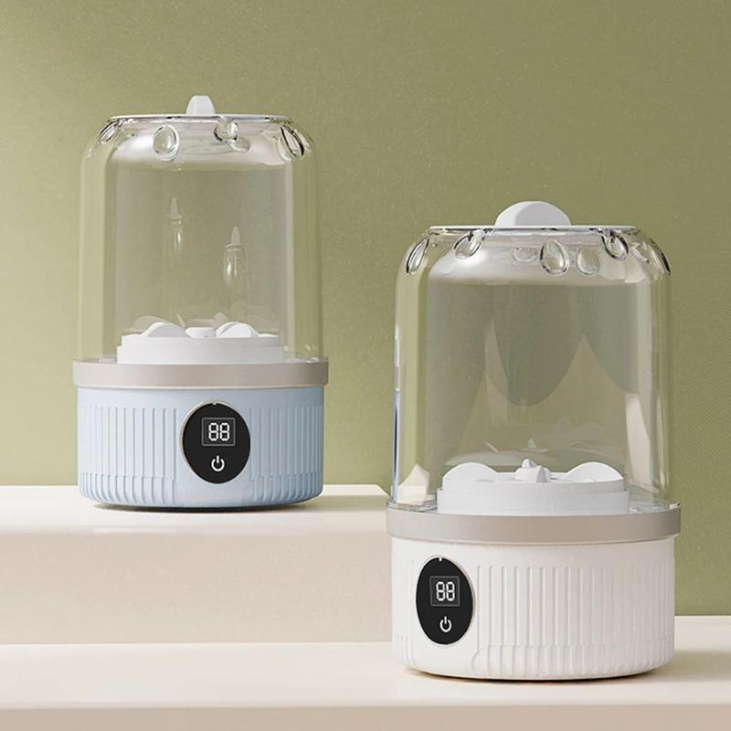 Underwear Washer with Laundry Cup Cordless Small Washing Machine Rechargeable Automatic Laundry Cup for Bra Underwear Socks