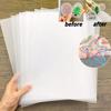 1/50pcs Shrink Plastic Sheets DIY Fun Thermal Shrink Film Translucent Shrink Art Film Paper Handmade Supplies Making Party Deco