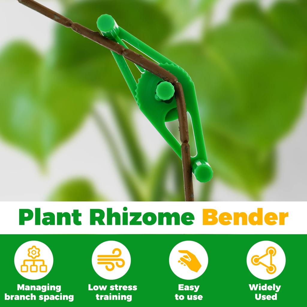 50Pcs Branch Training Clips Plastic Adjustable Plant Branches Stem Benders Reusable Low Stress Training Tool for Garden Flowers