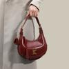 High-Texture Leather Crescent Armpit Bag, Simple And Versatile Commuter Women'S Bag, Light Crossbody Shoulder Niche Bag