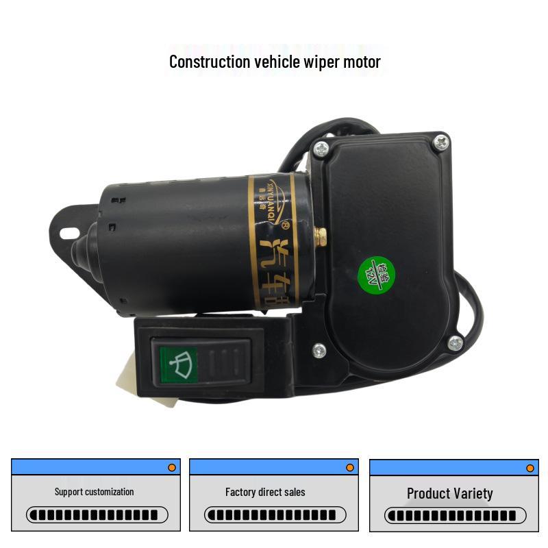

Hangzhou Forklift Wiper Motor with Switch Assembly 12V Wiper Motor without Switch