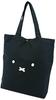 Hapitas Miffy Tote Bag HAP6009 Back Pocket Type B98 Face Black Free Size