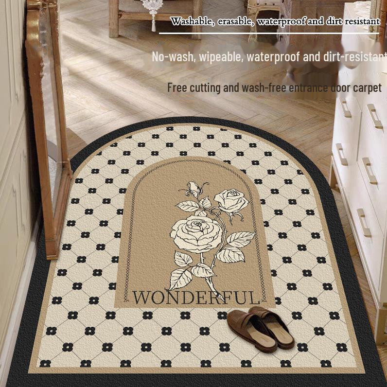 

Полукруглые коврики из искусственной кожи для помещений 50x80 cm