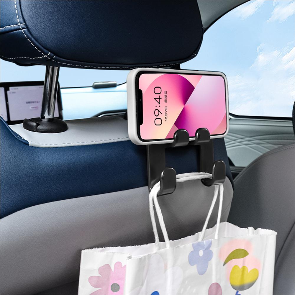 1pcs ABS Car Rear Seat Back Portable Hanging Hook Center Cover For VW Rline Jetta Golf Beetle GTI R32 MK4 Motion Polo GTD Motion Va4