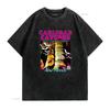 Vintage Carlsbad Caverns National Park Bat Print Casual Outdoor T Shirt Vintage Washed Homme Slightly Comfortable Stylish Soft