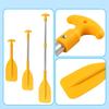 Telescoping Boat Paddle Portable Durable Aluminum Boat Oars 53.5-108.5cm Adjustable Length Boat Rafting Paddle for Water Sports