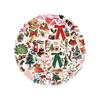 50 Sheets User Friendly Removable Christmas Sticker Waterproof PVC Texture Decorative Labels for Kids Home Classroom