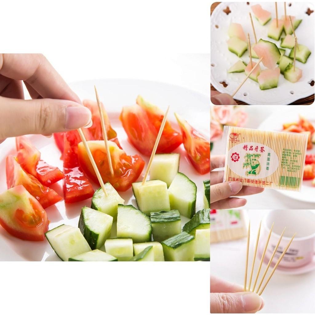 Smooth And Comfortable Bamboo Toothpicks Disposable For Party Snacks
