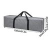 Cationic Fabric Tent Storage Bag Water Resistant PVC Coating Outdoor Equipment Bag Large Capacity Zipper Closure Canopy Pole Bag