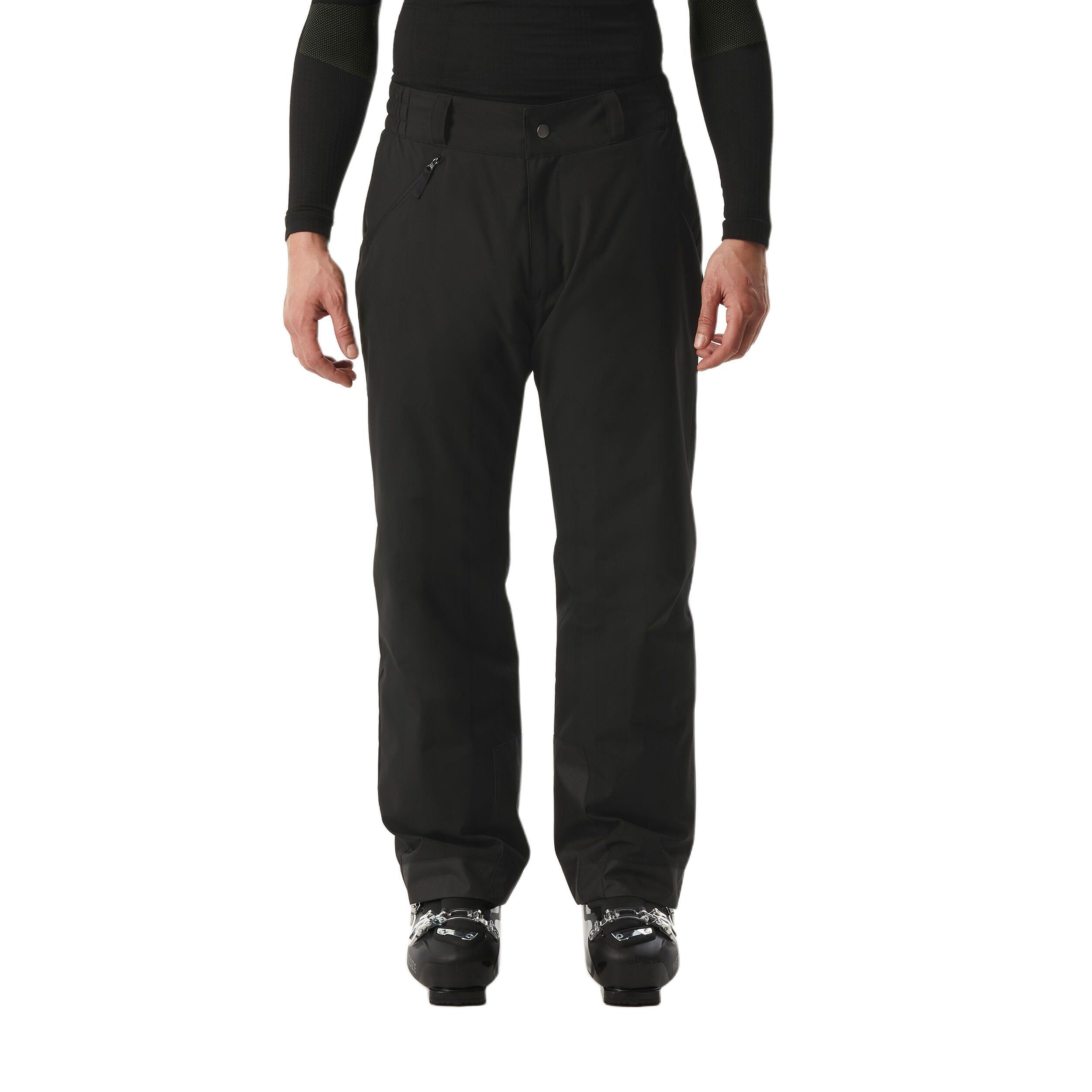 

DECATHLON WEDZE 100 SKI 100 Waterproof Warm Solid Color Comfortable Versatile Mid-Rise Ski Pants Men s Smoky Black 2XL дымный черный