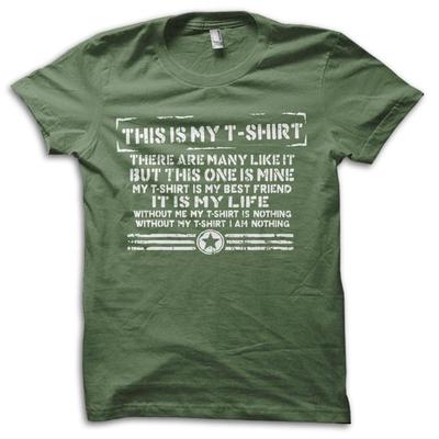 This Is My T-Shirt Full Metal Jacket Parody Vietnam Movie Reference T-Shirt