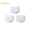 Balabala Girls' Cotton Blend Boxer Briefs 3-Pack