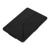 Protective Case Deformed Cross Pattern EBook Reader PU Leather Cover for Kindle Paperwhite1 2 3(Black )