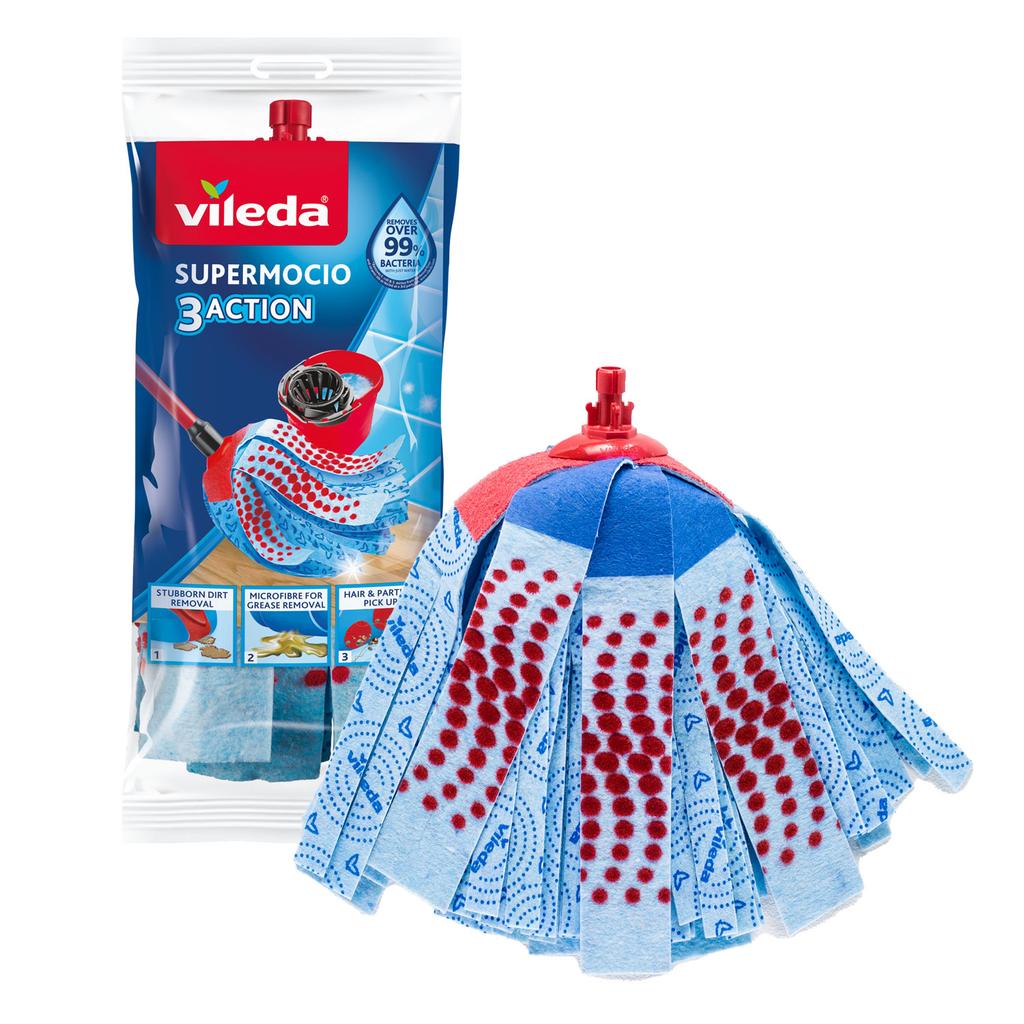 Vileda 3Action Velour Mop Insert