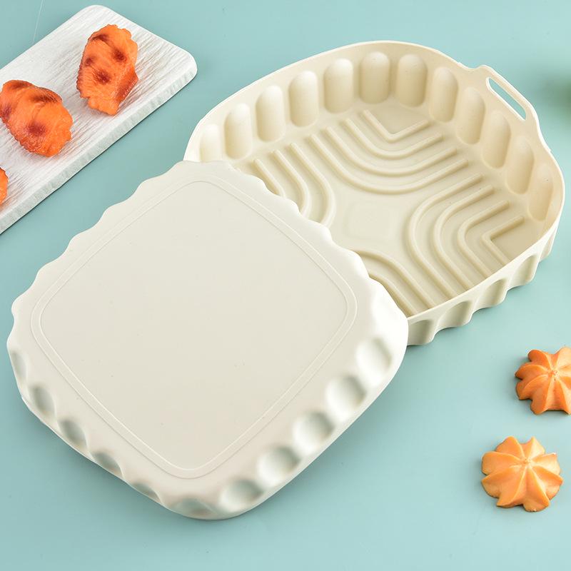 High-Temperature Resistant Silicone Air Fryer Baking Tray and Cake Mold
