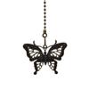 Decorative Ceiling Fan Pull Chains Set Of 2 With Dragonflies and Butterfly Ornaments Accessory for Lighting Fixtures