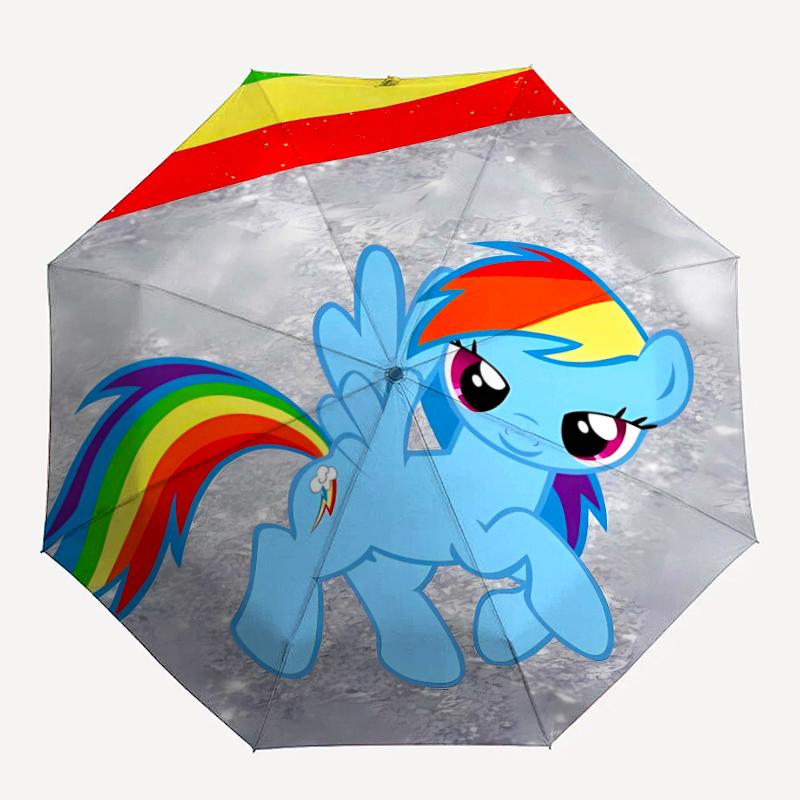 1pc My Little Pony1 Umbrella, Sun Protection, And UV Shielding. It Has Eight Sturdy Ribs for Outdoor Use And Perfect Gift