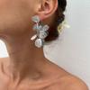 Nuovi Orecchini a Pendente Foglia con Design Intagliato Personalizzato, Accessori Gioielli Tendenza per Feste Vacanziere da Donna
