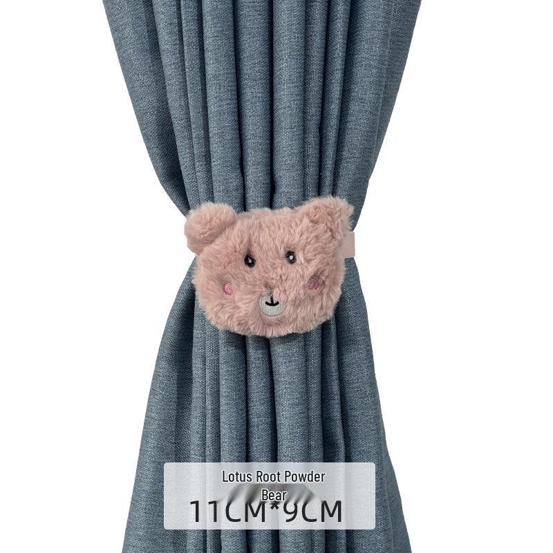 Kreskówkowe pluszowe podwiązki do zasłon do pokojów dziecięcych