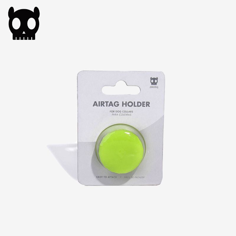 

Qzee Protective Cover Silicone Case Pet Supplies Dog Collar Jelly Yellow Airtag Case