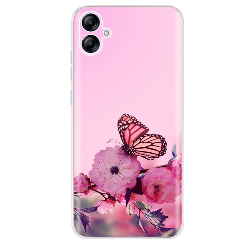For Samsung Galaxy A04e A04 A04S 2022 Cute Printing Phone Case For SamsungA04 A 04 04e SM-A042F A045F Soft Silicone TPU Cases