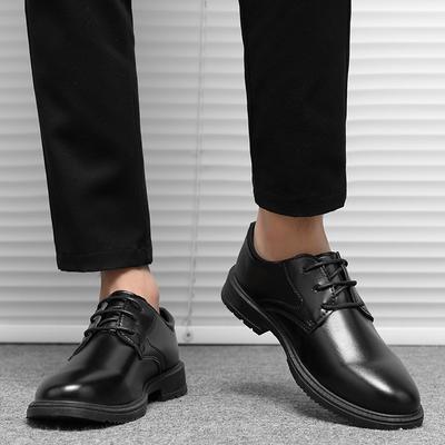 Anzug Lederschuhe Herren Business Kleidungsstück Casual Britisch Trauzeuge Weichsohle Herrenschuhe Schwarz Atmungsaktiv Bräutigam Hochzeitsschuhe