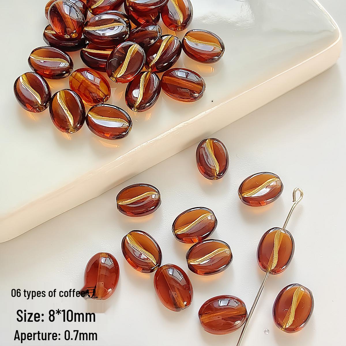 

Чешские бусины из кофейных зерен: Материалы для бисероплетения для изготовления браслетов, ожерелий, серег своими руками