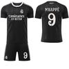 Tricou de antrenament/portar Real Madrid negru 2025-26 #9 Mbappé #7 Vinícius Tricouri de fotbal