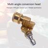 Pivoting Coupler With 1/4" 5-speed Adjustable Joint Quick Connection Pressure Washer Attachment for Car Cleaning