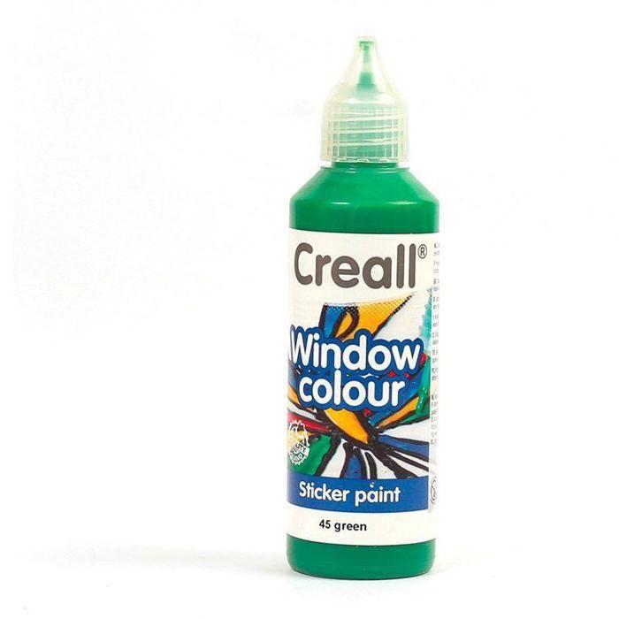 Creall Glass 80ml Repositionable Window Paint - Green
