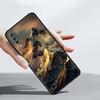 Black Mountain Peak Phone Case for Samsung Galaxy A56 A36 A26 A16 A34 A24 A42 A22 A20 A12 A40 A30 A10 5G Soft TPU Cover Shell