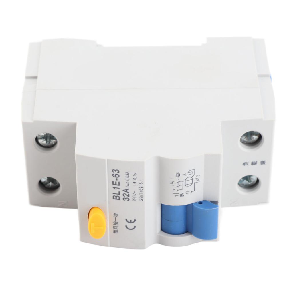 BL1E63 32A 1p N RCCB Residual Current Circuit Breaker 230V 30mA
